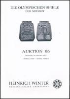 1991-1997. Die Olympischen Spiele der Neuzeit - Heinrich Winter Münzenhandlung, Düsseldorf 11db klf árverési katalógus használt, szép állapotban  1991-1997. Die Olympischen Spiele der Neuzeit - Heinrich Winter Münzenhandlung, Düsseldorf 11 diff. pcs of auction catalogues in used but good condition