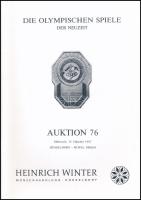 1991-1997. "Die Olympischen Spiele der Neuzeit - Heinrich Winter Münzenhandlung, Düsseldorf&quo...