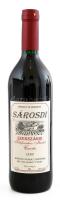 1998 Sárosdi Szekszárdi Kékfrankos-Merlot Cuvée. Pincében, szakszerűen tárolt, bontatlan palack száraz vörösbor, 12%, 0,75 l.