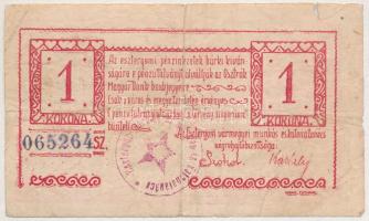 Esztergom 1919. június 10. 1K "Esztergomi Pénzintézetek Utalványa" T:III- Adamo EST1.1