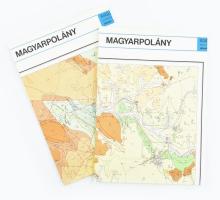 1978 Magyarpolány földtani és észlelési térképe, 1:20 000, 2 db