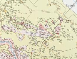 1983 Bodajk földtani és észlelési térképe, 1:20 000, 2 db