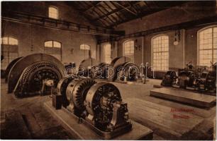 Resicabánya, Resita; vasgyár belső, áramátalakító. Kiadja Neff Antal / iron works interior, factory, power transformer