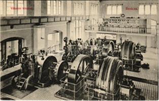 Resicabánya, Resita; vasgyár belső, villamos központ. Kiadja Neff Antal / iron works interior, factory, central power plant