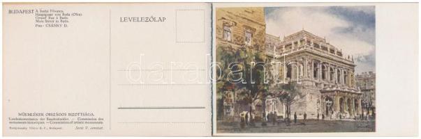 A régi Budapest V. sorozat. Csánky D. akvarell képeivel. Kiadja a Műemlékek Országos Bizottsága, Hor...