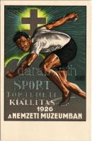 1926 Sporttörténeti kiállítás a Nemzeti Múzeumban reklám; Kellner és Mohrlüder Rt. / Sports History Exhibition, National Museum, advertisement s: Manno Miltiades (EK)