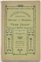 Fejér József: Münzen u. Medaillen (Érmék és érmek - német nyelvű). Bp., 1903. Korához képest szép állapot.