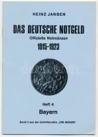 Heinz Jansen: Das Deutsche Notgeld 1915-1923 (A német segélypénz 1915-1923 - német nyelvű). Berlin, 1971. Szép állapot.