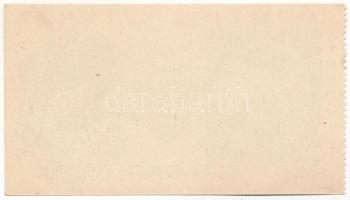 ~1946-1947. 20f "Nemzeti Színház" utalvány T:I