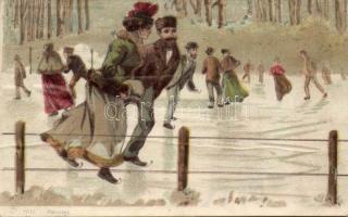 Ice-skating hold to light litho (fa)