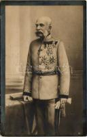 1916 Franz Josef I / I. Ferenc József, gyászkeretes / Franz Joseph I of Austria, obituary card (EK)