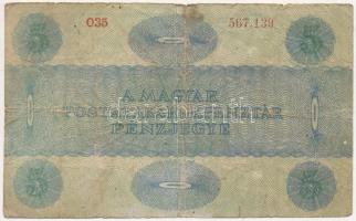 1919 5K "035 567.139" "Átváltja más törvényes pénznemekre" pénzjegy T:III- Adamo...