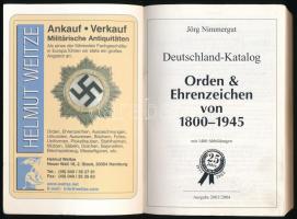 Jörg Nimmergut: Orden & Ehrenzeichen 1800-1945 (Jelvények és kitüntetések 1800-1945 - német nyel...