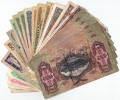 27db-os nagyrészt magyar, és külföldi bankjegy tétel, közte Lengyelország, Kuvait, Csehszlovákia stb...