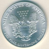 USA 1991. 1$/1oz Ag "Liberty" T:1 Tanúsítvánnyal!