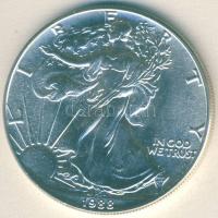 USA 1988. 1$/1oz Ag "Liberty" T:1 Tanúsítvánnyal!