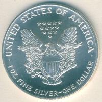 USA 1990. 1$/1oz Ag "Liberty" T:1 Tanúsítvánnyal!