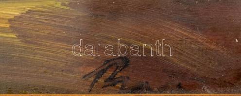 Ruttkay Nedeczky Vilmos, besztercebányai / Banská Bystrica festőiskola igazgatója: Ház. Olaj, vászon...