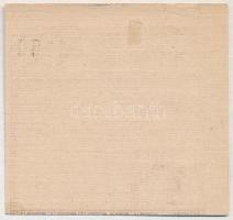 Budapest 1919. 1K "Vörös Ujság" szükségpénz T:I- kis szakadás Adamo BUC300.2