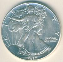 USA 1987. 1$/1oz Ag "Liberty" T:1 Díszdobozban!