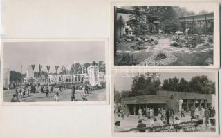 1942 Budapest, BNV Nemzetközi Vásár - 7 db régi képeslap