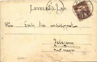 1901 Pécs, M. kir. honvéd hadapródiskola. Günsberger Lajos kiadása (r)