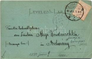 1899 (Vorläufer) Pécs, Magyar Nemzeti Színház. Günsberger Lajos kiadása (EM)