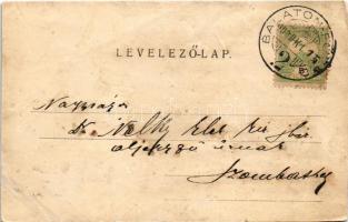 1903 Balatonfüred, Clubház és a prímási nyaraló. Köves Béla kiadása (r)