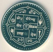 Nepál 1993. 500R Ag "Tél olimpia-terepsí" T:PP