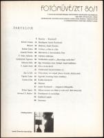 1986 Fotóművészet folyóirat 86/1 száma, André Kertész írásaival és fotóinak reprodukcióival, kiadói ...