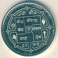 Nepál 1992. 500R Ag "Olimpia-síugrás" T:PP