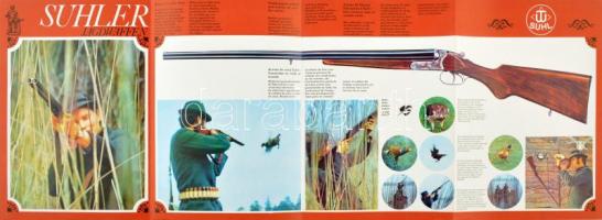 cca 1985 Suhler vadászfegyver képes katalógus leporello
