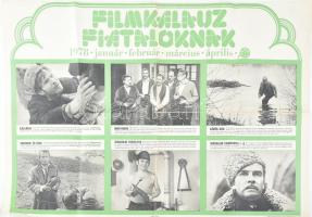 1978 Filmkalauz fiataloknak nagy mozi plakát 58x84 cm