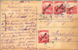 1920 Felsőőr, Oberwart; M. kir. járásbíróság és postahivatal. Löwy Benő kiadása / county court and p...