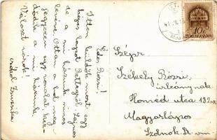 1941 Retteg, Reteag; Fő tér, templom / main square, church. photo (EK)