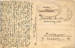 1940 Barót, Baraolt; Kórház. Foto Adler Brasov / Spital / hospital (szakadás / tear) + "M. kir....