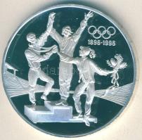 Ausztrália 1993. 20$ Ag "Olimpia-három atléta a dobogón" T:PP