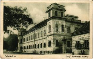 1930 Tata, Tata-Tóváros; Gróf Esterházy kastély. Lindenberg kiadása (EK)