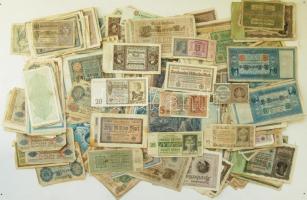 Német Birodalom/Császárság, Weimari Köztársaság,3. Birodalom 1898-tól, több, mint 1100db bankjegy T:vegyes