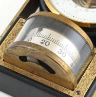 Higrométer és barométer, falra akasztható, m: 15,5 cm