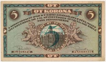 Budapest 1921. 5K "Sokszorosító Ipar Részvénytársaság" "26632" pénzjegy T:III sz...
