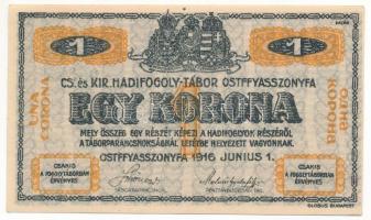 Ostffyasszonyfa / Hadifogolytábor 1916. június 1. 1K '19 0037" T:I Adamo HHO2.3