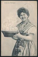 1905 Képeslap Dr. Gerlóczy Gézának címezve