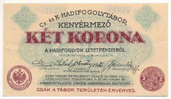 Kenyérmező / Hadifogolytábor 1916. január 15. 2K "00096 38241" T:III Adamo HHK-1.7