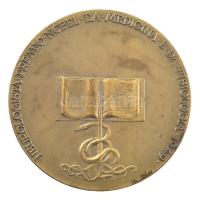 Portugália 1974. "Egas Moniz / Orvostudományi Nobel-díj 1949" kétoldalas bronz emlékérem, ...