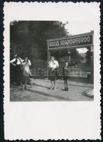 cca 1930-1940 Kolozs gyógyfürdő, fotó, 8,5×6,5 cm