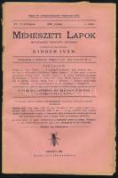 1909 Méhészeti Lapok. XIV. évf. 1-12. sz. Teljes évfolyam. Szerk.: Binder Iván. Két szám foltos, egyébként jó állapotban.