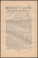 1909 Méhészeti Lapok. XIV. évf. 1-12. sz. Teljes évfolyam. Szerk.: Binder Iván. Két szám foltos, egy...