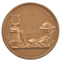 Amerikai Egyesült Államok ~1830. "David Hosack" kétoldalas bronz emlékérme 1970-1980 körül...