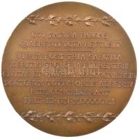 Olaszország 1987. "Ulisse Aldrovandus" kétoldalas bronz emlékérem (65mm) T:1-
Italy 1987....
